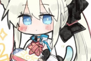 【FGO】ロックオンチョコをもらった猫耳モルガン様！！　猫耳モルガン様いい！