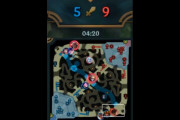 【LoL】35分続いた75対68の試合のミニマップはこんな感じ
