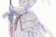 【FGO】アルトリアイラスト！！　白い鎧のアルトリア、美し過ぎる////////