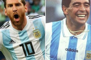 【アルゼンチン代表】マラドーナとメッシの最強タッグがテベスと戦う！伝説動画がやっぱり最高