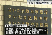 【さいたま地検】女性を公園に連れ込み乱暴した疑いで逮捕のトルコ国籍男性を不起訴処分