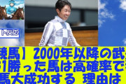 【YouTube競馬動画】2000年以降の武豊でG1勝った馬は高確率で種牡馬大成功する　理由は・・