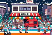【社会】「Xマスパーティー中止に」予約の“ドミノ・ピザ”がイブの夜に届かず、店に配達員と客が溢れ…担当者「急な人員不足」