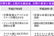 【芸能】アイドルの熱愛発覚「ペナルティー」は行き過ぎか…有識者「過度なペナルティーはアイドルや業界のためにならない」