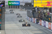 【F1第6戦アゼルバイジャンGP決勝】レッドブルのペレスが今季初優勝！2位ベッテル！3位ガスリー！角田は７位入賞！フェルスタッペンはクラッシュ