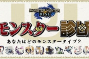 【MHRise】「モンスタータイプ」診断でお前ら何だった？【モンハンライズ】
