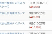 【朗報】 プロ野球の決算、10球団中8球団が黒字wwywwyww