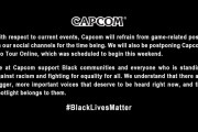 【速報】カプコン、black lives matter運動を支持　プロツアーは延期へ