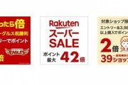 楽天市場､1100円以上で使える100円オフクーポン配布開始　3500円以上で使える300円オフクーポンも