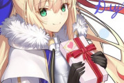 【FGO】ねこだるまさんのチョコを持ったキャストリア！！　ハッピーバレンタイン！！