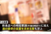 【悲報】東京都､飲食店に酒の提供自粛要請も検討