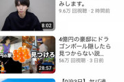 【悲報】YouTuberはじめしゃちょー、再生数減少で活動休止