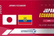 ◆親善試合◆日本×エクアドル 谷口がPK取られるもシュミットが救いスコアレスドロー、日本中央の南野・柴崎を遠藤・鎌田に変えて生き返る