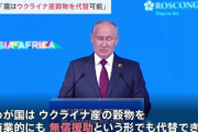 「ウクライナの穀物を代替可能」…プーチン大統領、最大5万トンの穀物をアフリカ6カ国に無償提供と表明！