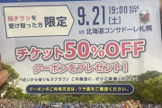 【速報】町田ゼルビアさん、タダ券じゃなくて半額クーポンをチラシで配るｗｗｗｗｗｗ