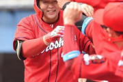広島カープ林晃太（20歳）.373（67-25）2本11打点、出塁率.391 OPS.899