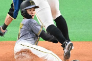 【阪神】ドラ６中野 今季９盗塁目！成功率１００％！　プロ初１試合２盗塁