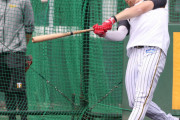 阪神エドワーズは元外野手、フリー打撃で柵越えバックスクリーン弾含む２本「まるでゴルフをするような気持ちで楽しめたよ」