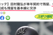 【誤植】カープ中村奨成、またロッテに移籍してしまう（1年ぶり2回目）