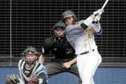 阪神・梅野が対外試合初打席でタイムリー　日本ハム杉浦から中前打