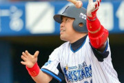 DeNAベイスターズ 中村紀洋(40) .281(431-121) 14本 61打点 OPS.761