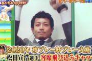 今年の珍プレー好プレー大賞は『ソフトバンク松田の客席飛び込みキャッチ』に決定