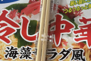 【画像】カップラーメンの冷やし中華食うで?