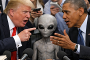 オバマが暴露した“宇宙人実在”発言にトランプ激怒　専門家「米国史上最も奇妙な対立」 ［2/24］