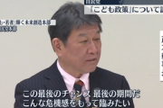 自民党の茂木幹事長が｢日本の少子化はこの10年が反転できる最後のチャンス｣とか言ってるけど もう無理ちゃうか