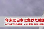 韓国の成長率が57年ぶりに日本に負ける！　韓国民がパニック状態！　⇒　文在寅「来年は2.4%成長する！」　もう少し現実を見ろよ…