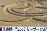 【驚愕】フランスの小麦畑に、ミステリーサークルが突如出現！！！！