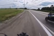 【動画】どこ走るｗｗｗ警察の追跡から逃げ切ったバイク乗りの車載がすごい。