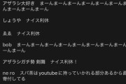 アザラシ幼稚園のチャット欄、荒らされる