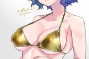 【画像】金ビキニのイラスト、なぜか急に流行るｗｗｗｗｗｗｗｗ