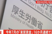 【悲報】「実質賃金」16か月連続で減少・・・もう終わりだよこの国
