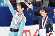 宇野昌磨が明かした羽生結弦への思い　「こんなにも差があったんだ。すごくうれしかった。僕の目標がゆづくん」