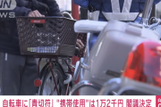 【朗報】自転車の違反に「青切符」導入へ