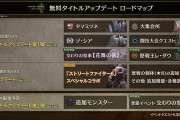 【悲報】モンハンワイルズさんのロードマップ