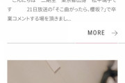 【日向坂46】卒業を発表した櫻坂46松平璃子、ブログタイトルに日向坂楽曲のタイトルが・・・・