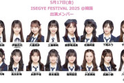 「ISEGYE FESTIVAL 2025」出演メンバー発表