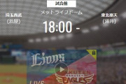 【試合実況】西武スタメン 先発:浜屋（2020.10.28）
