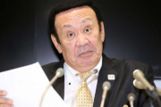 テコンドー協会会長さん、とんでもない顔をする