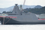 もがみ型護衛艦「くまの FFM-2」が艤装工事を終え、試験航海を行った模様…かなりSFっぽい船体に！