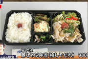 藤井聡太七段の昼食　豚しゃぶ弁当(梅しそだれ)980円