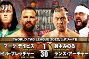 オージー・オープン vs 鈴木みのる ランス・アーチャー『WORLD TAG LEAGUE 2022』