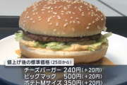 【悲報】マクドナルド、約6割の商品を値上げ