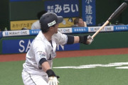 西武外崎、反撃のアップルパンチ！