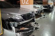【混乱】韓国のマンション駐車場で大事件！15台破損＆犯人逃亡中