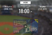 【試合実況】西武スタメン 先発:今井（2021.10.21）