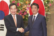 丁寧な無視発動中　～　韓国首相「日韓首脳会談できたらいいですよね」　安倍首相無言